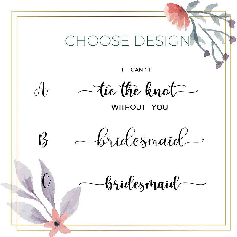 bridal party proposal scrunchies - basil boutique