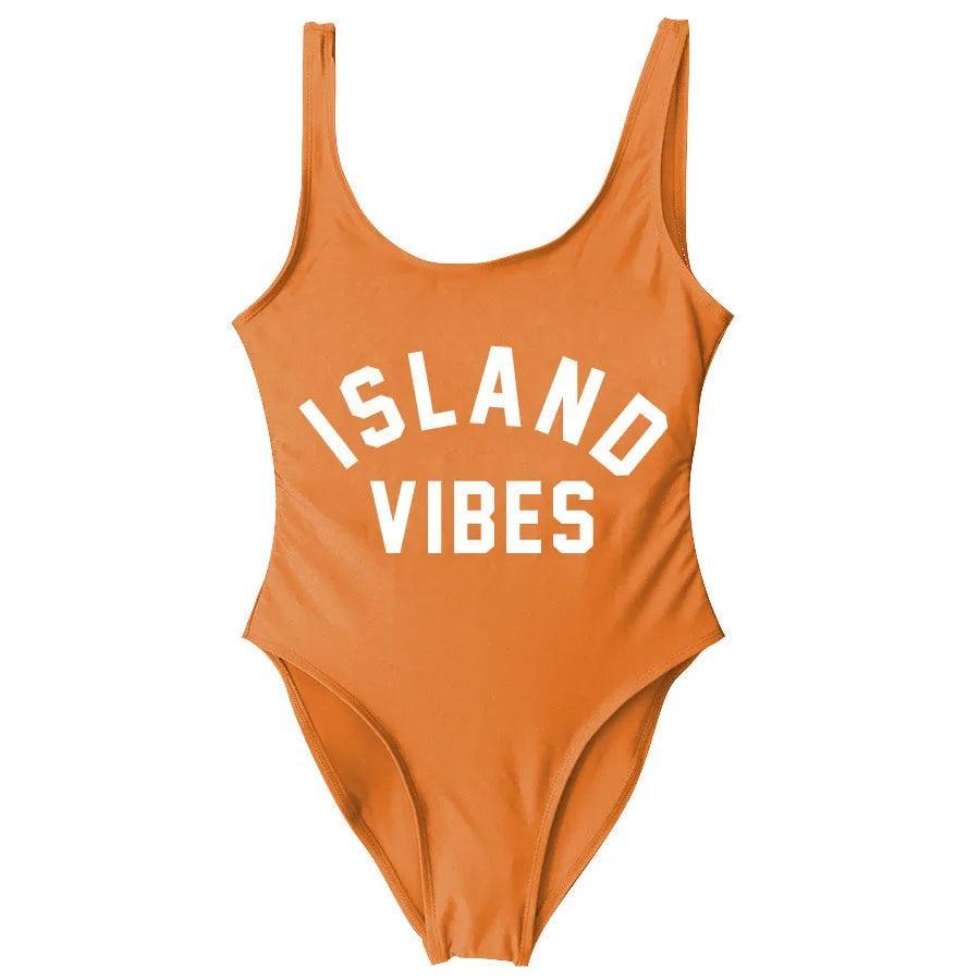 island vibes matching one-piece swimsuits - basil boutique