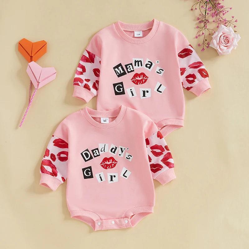 daddy's + mama's girl mean girls onesie