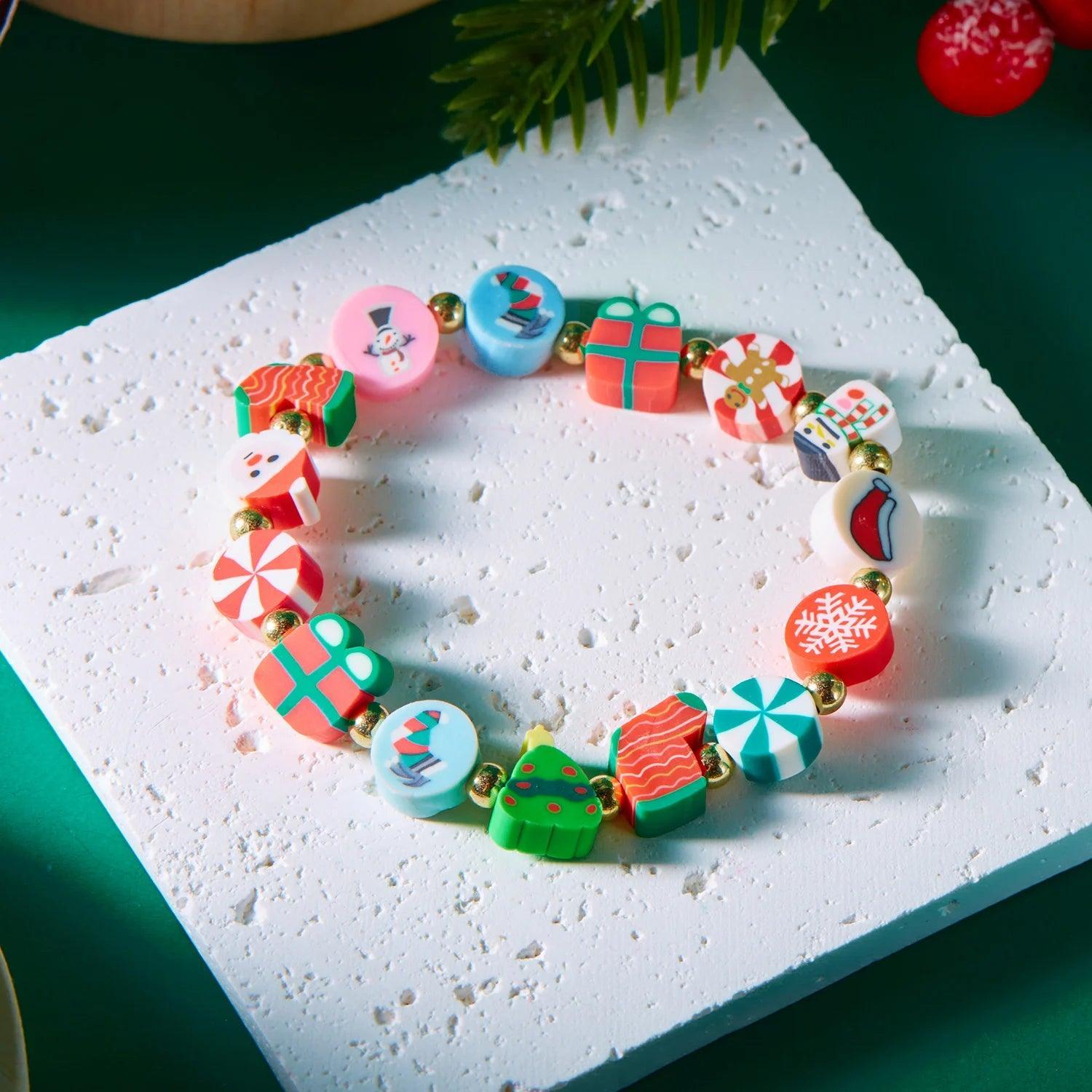 holiday cheer bracelets - basil boutique