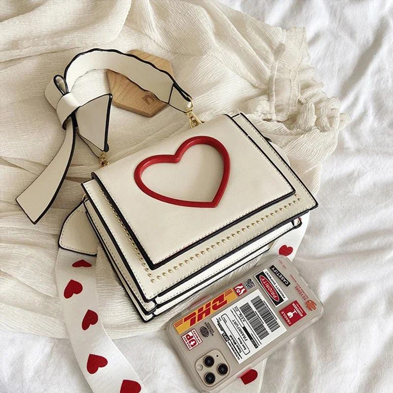 sweet heart crossbody bag