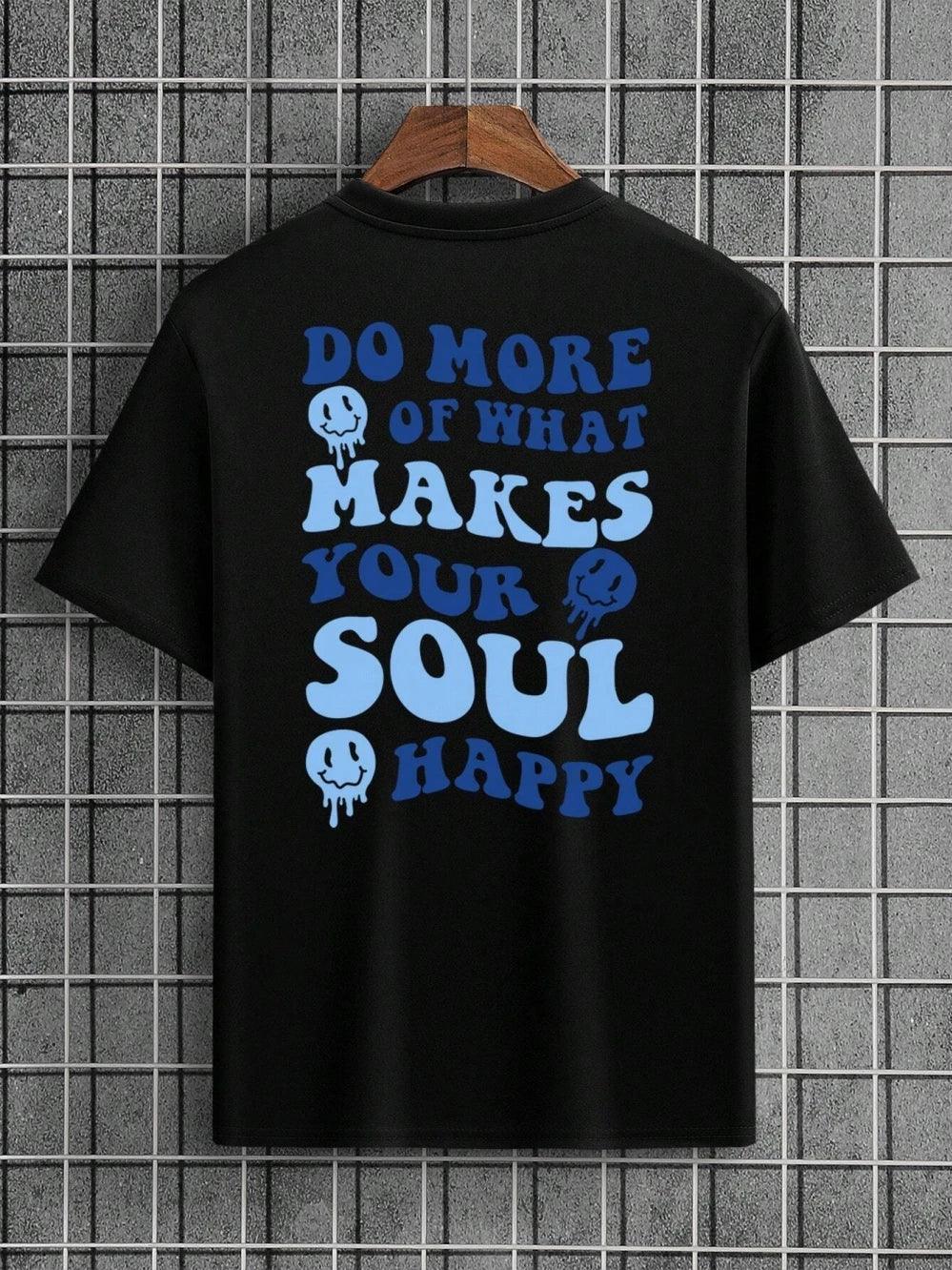 do more of what makes you happy t-shirt - basil boutique