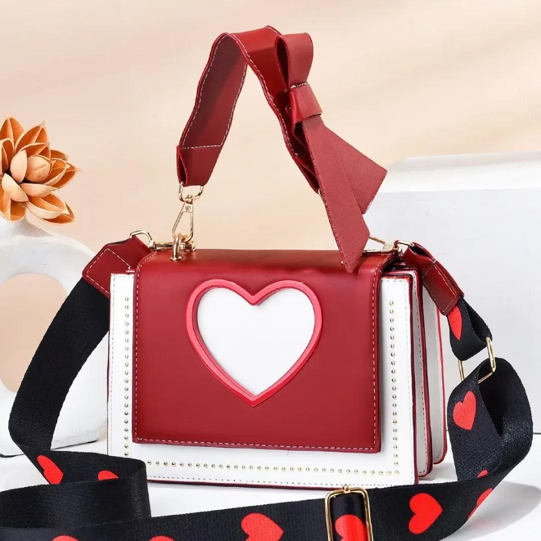 sweet heart crossbody bag