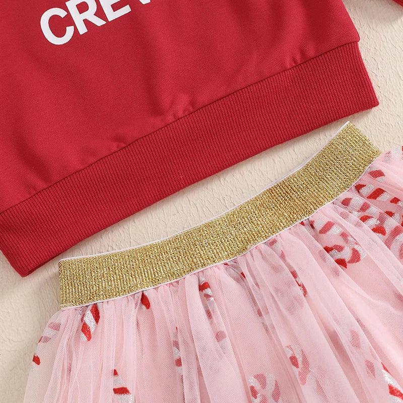 christmas crew kids outfit - basil boutique