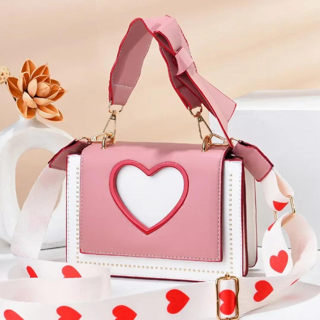 sweet heart crossbody bag
