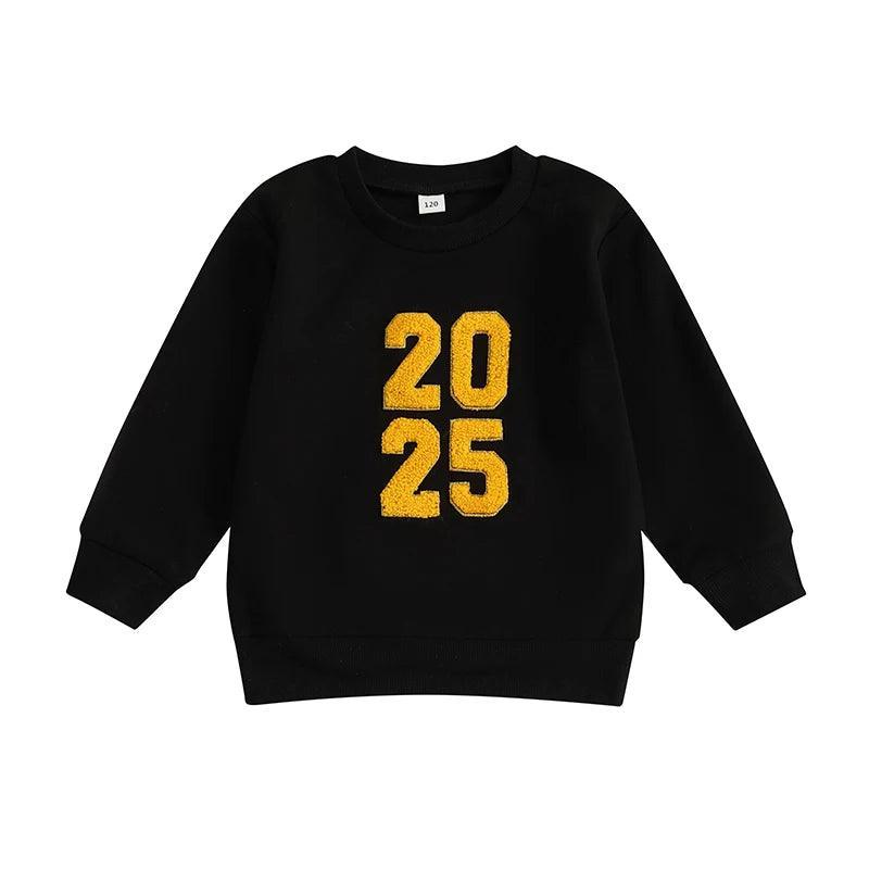 2025 new year kids crew sweatshirt