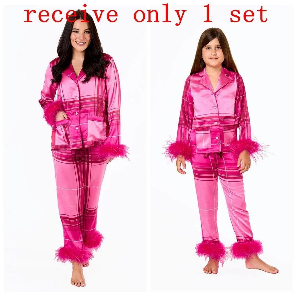 mama + mini holiday matching pajamas - basil boutique