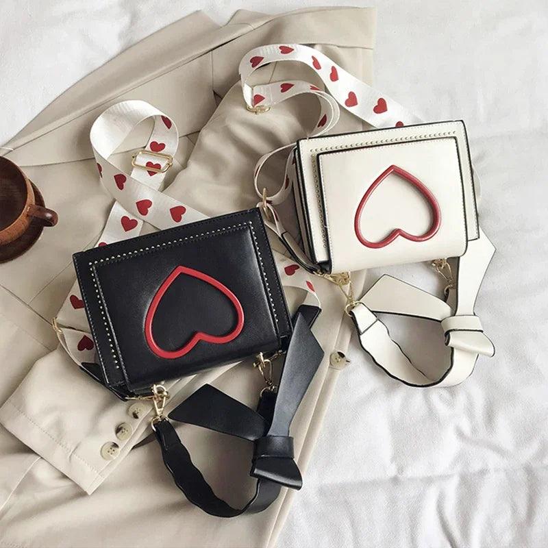 sweet heart crossbody bag