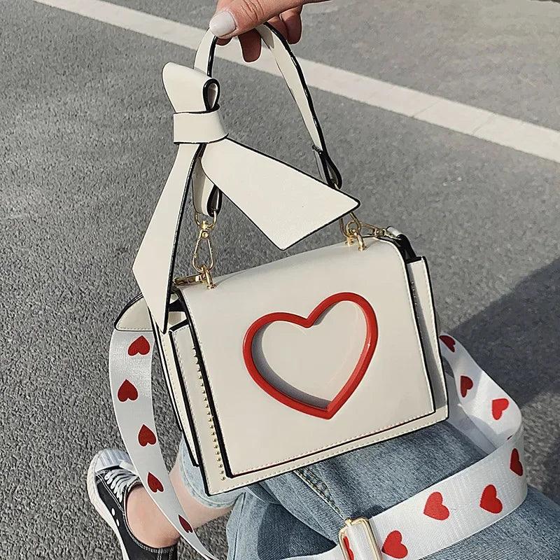 sweet heart crossbody bag
