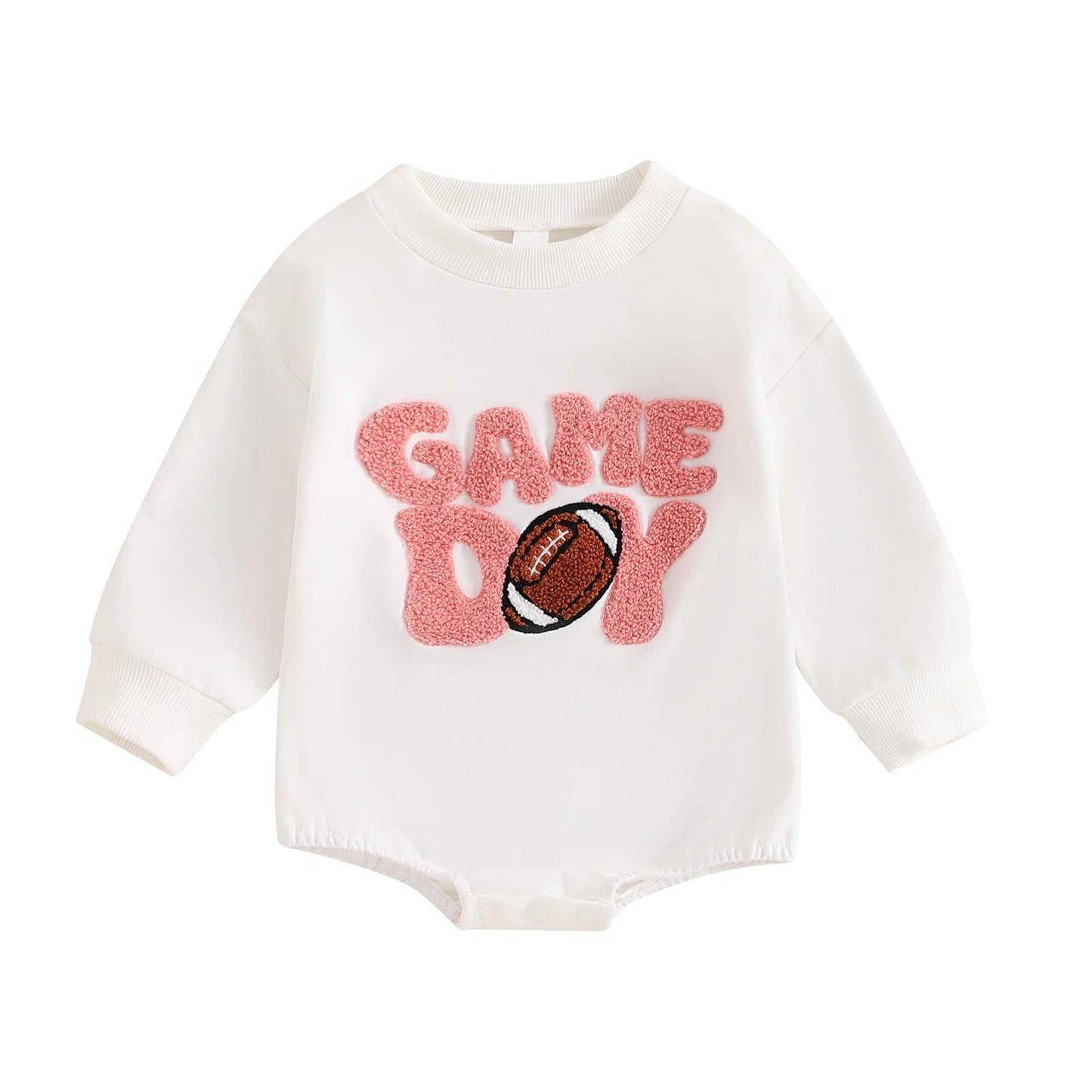 game day football retro onesie - basil boutique