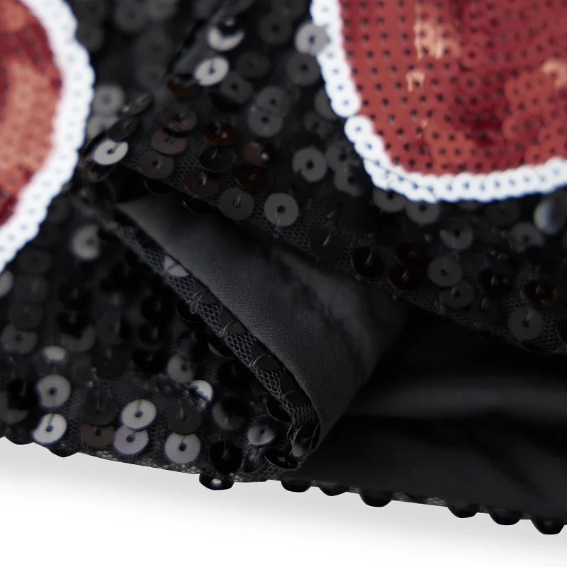 love is all around sequin top