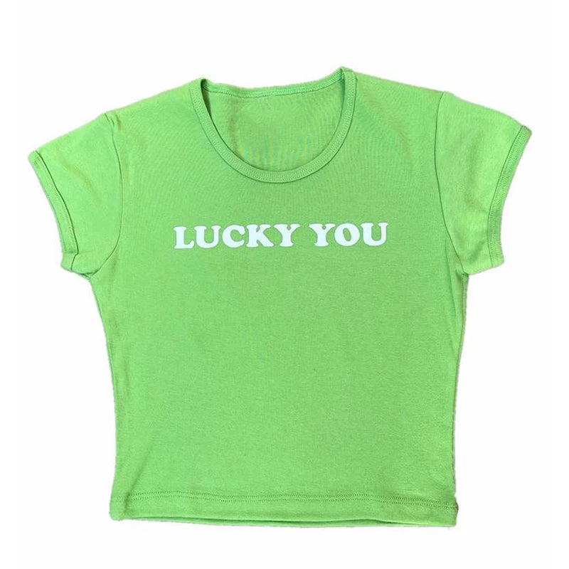 lucky crop top