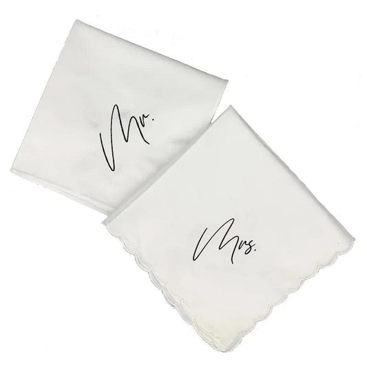 mr. + mrs. handkerchiefs - basil boutique