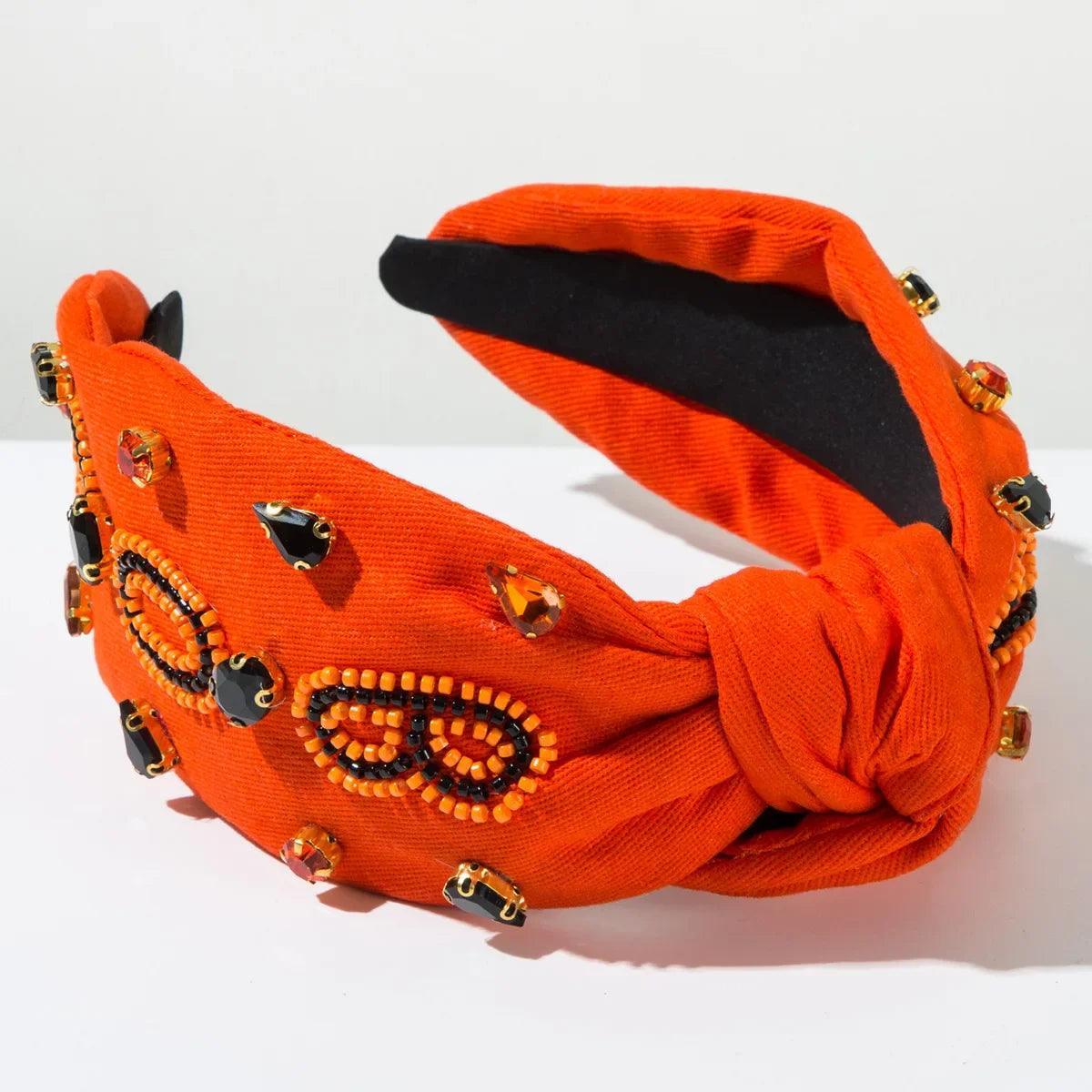 boo beaded headband - basil boutique