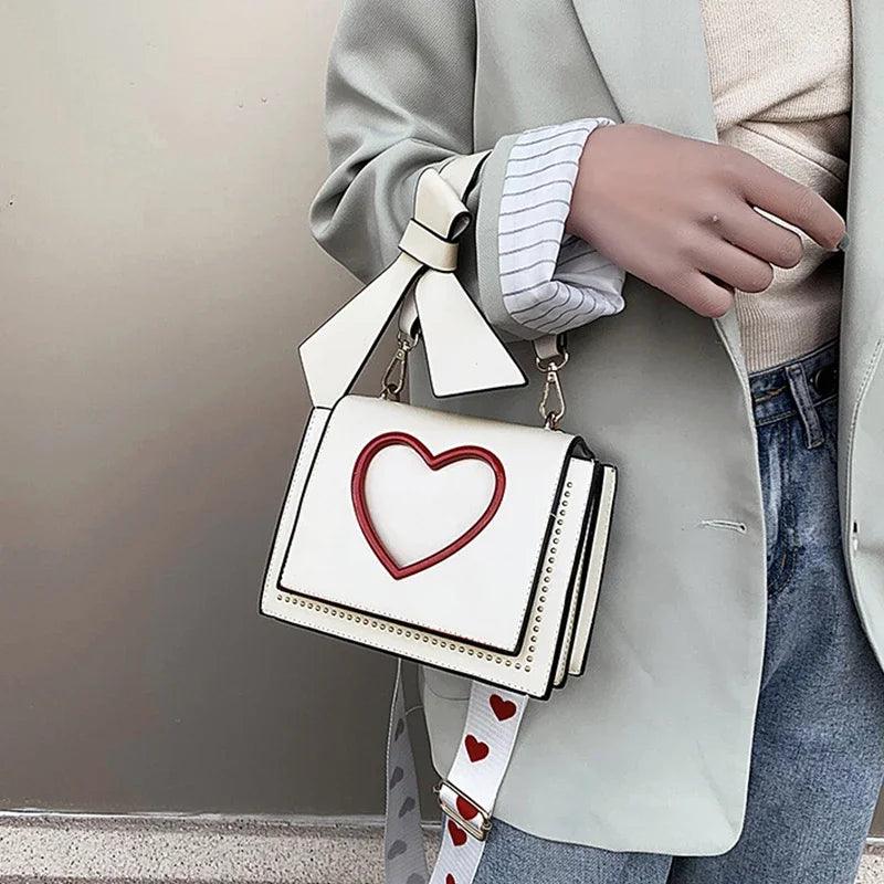 sweet heart crossbody bag