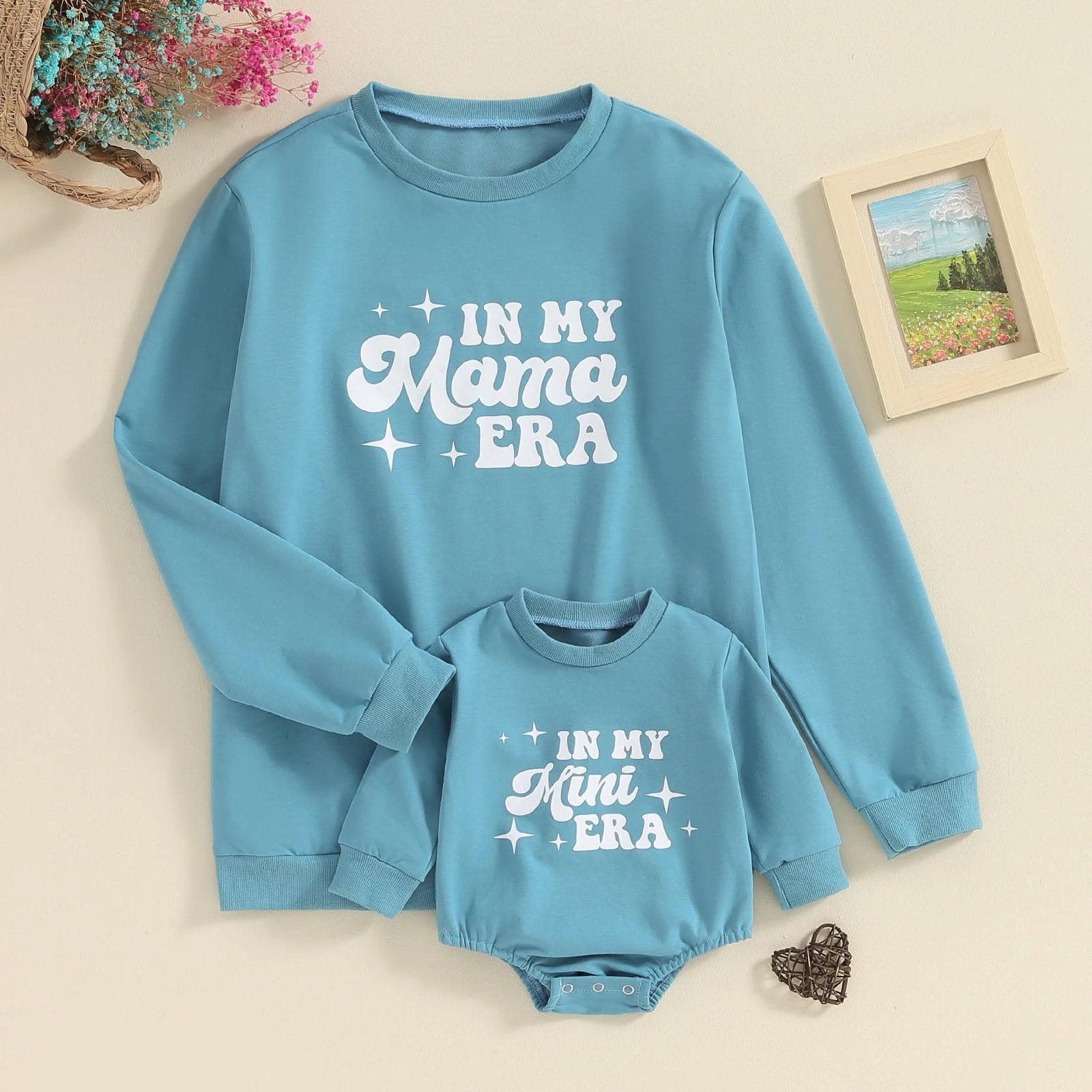 in my mama + mini era matching crew sweatshirts - basil boutique