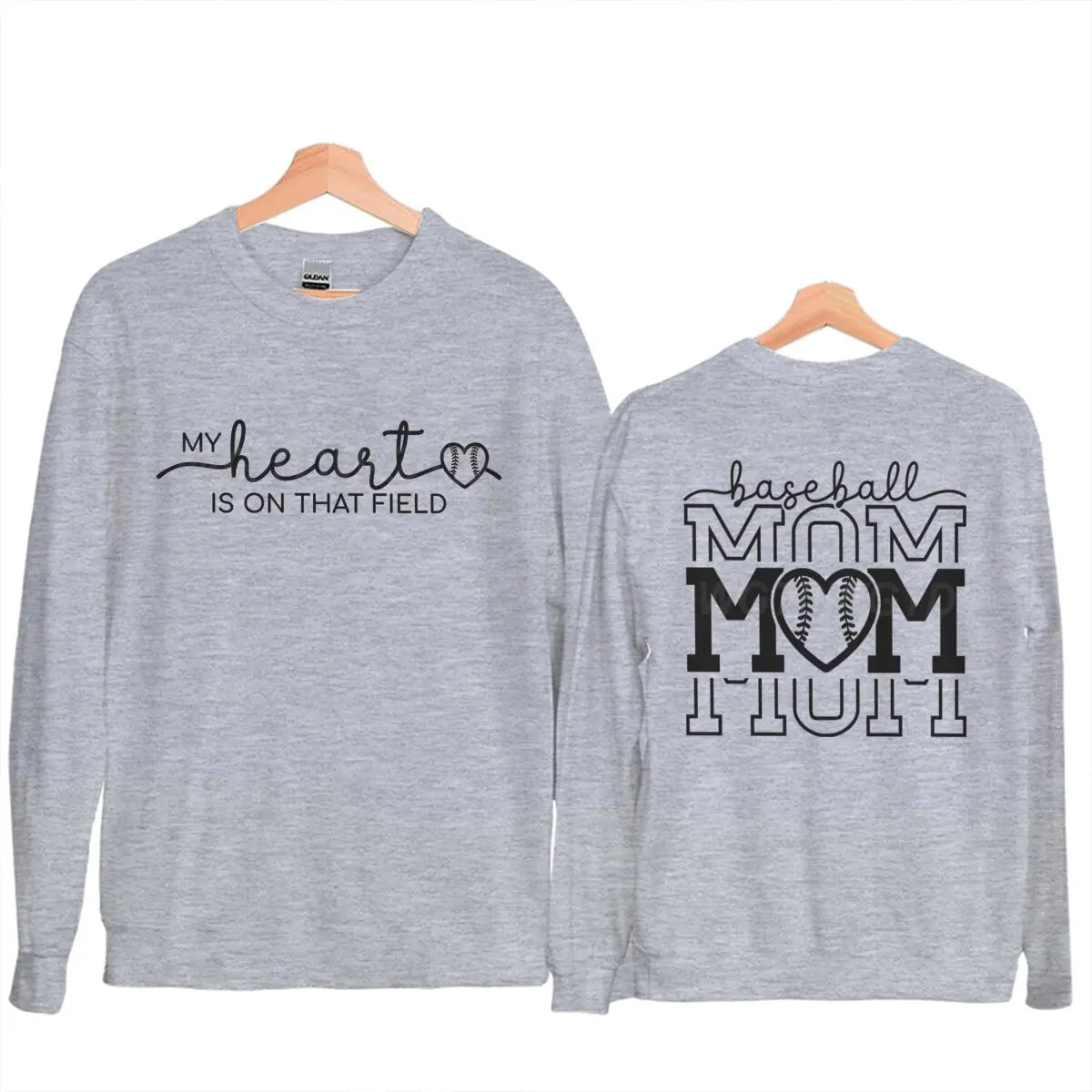 my heart is on that field crew sweatshirt