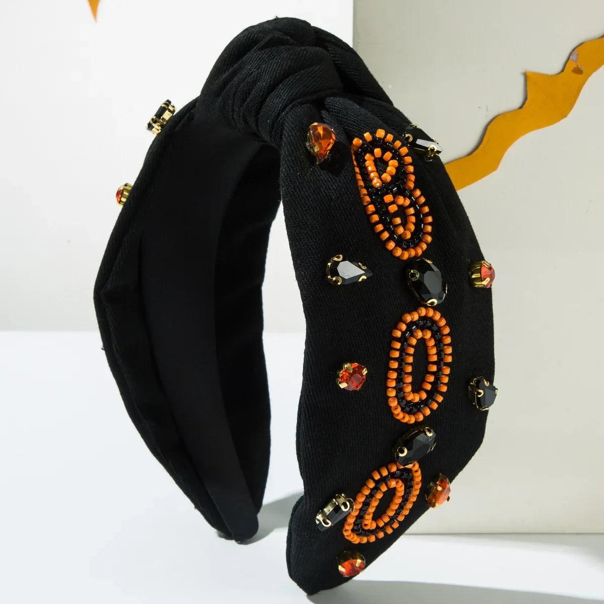 boo beaded headband - basil boutique