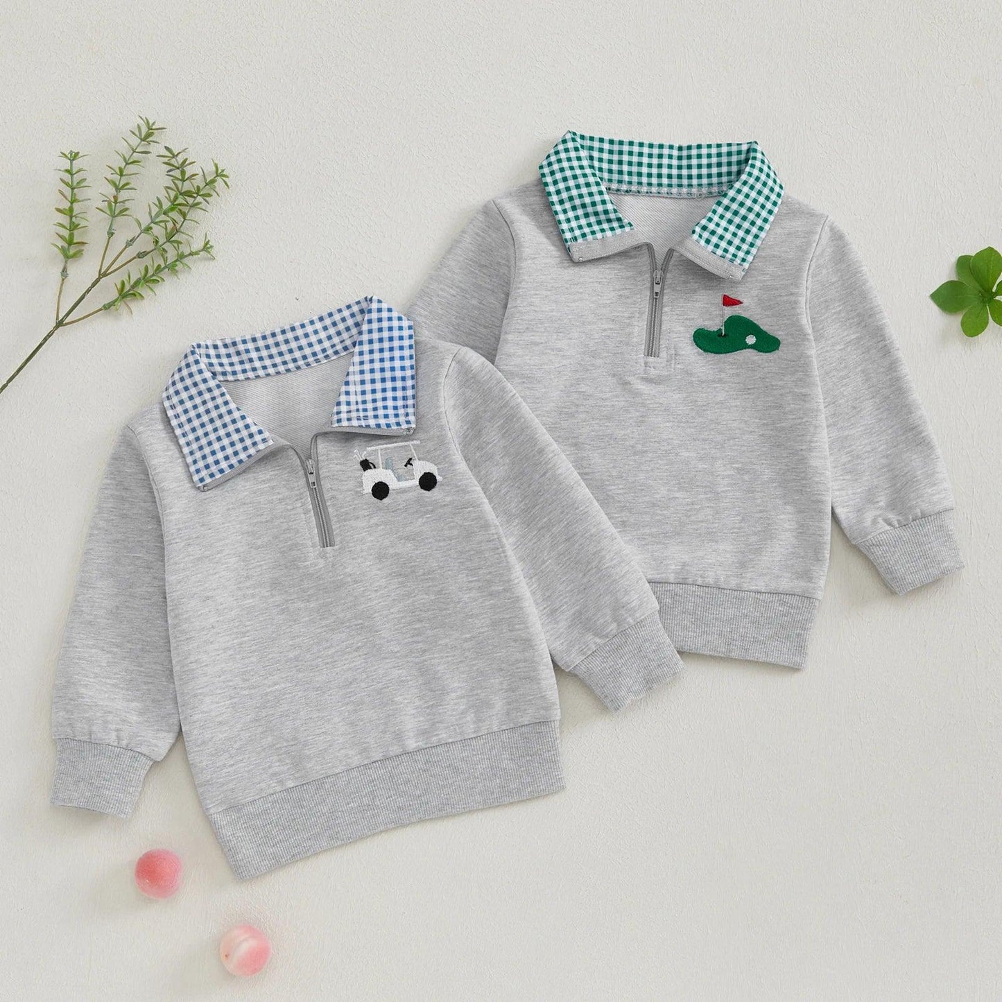 golf kids quarter zip sweatshirts