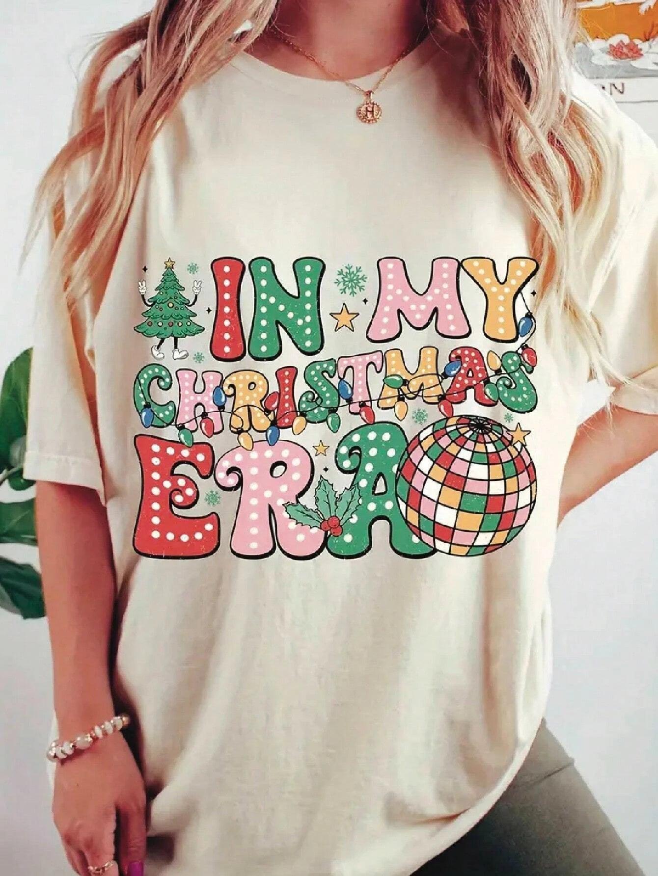 mommy + me in my christmas era t-shirts - basil boutique