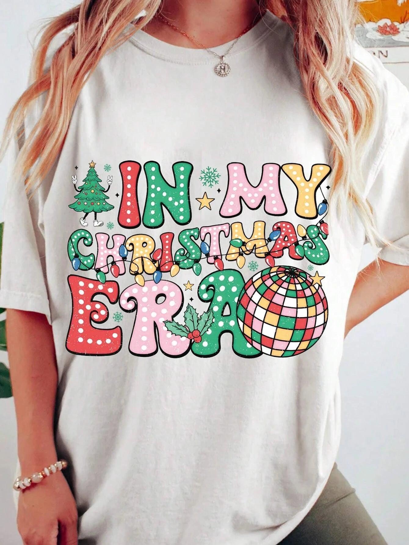 mommy + me in my christmas era t-shirts - basil boutique