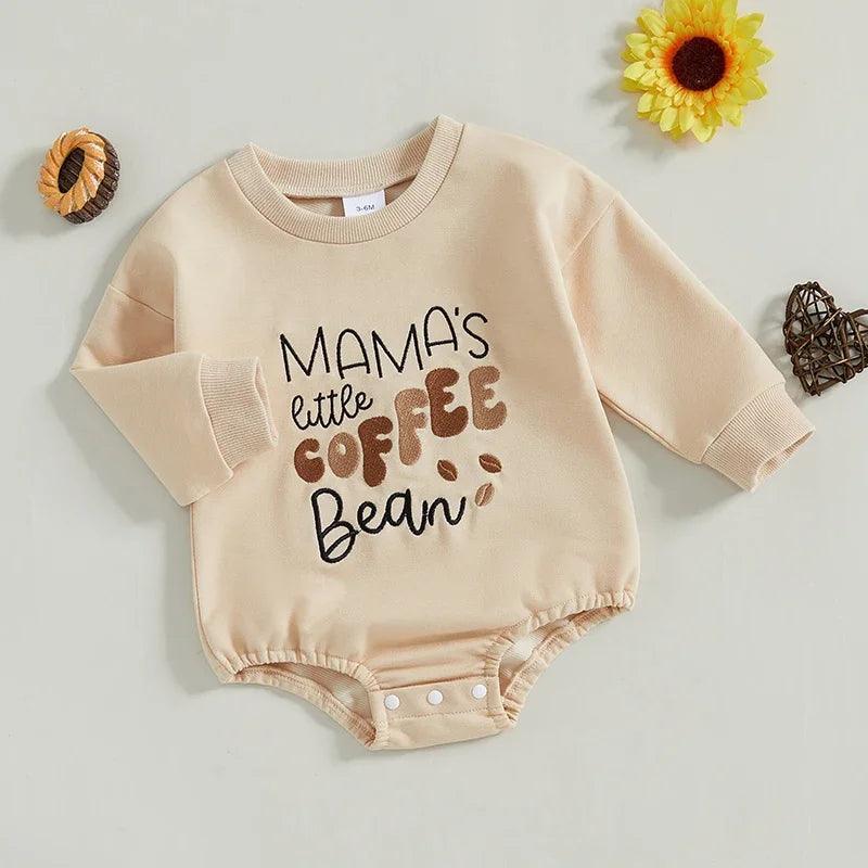 mama's little coffee bean onesie - basil boutique