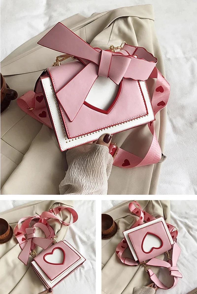 sweet heart crossbody bag