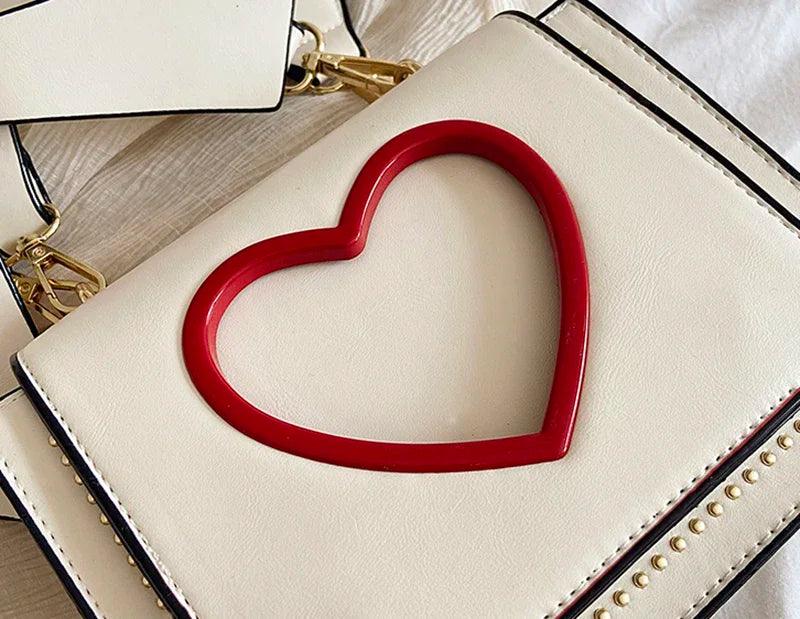 sweet heart crossbody bag