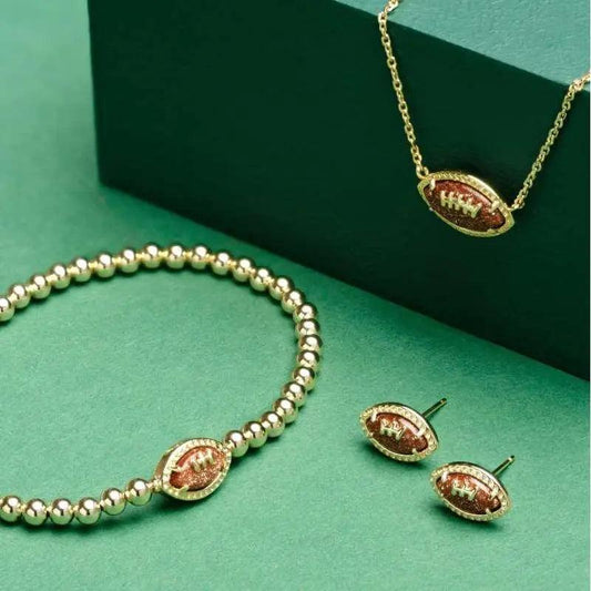 football jewelry set - basil boutique