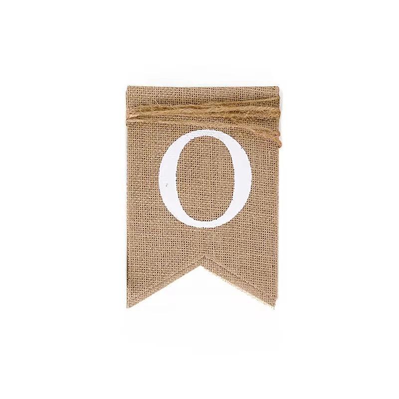 one burlap birthday banner - basil boutique