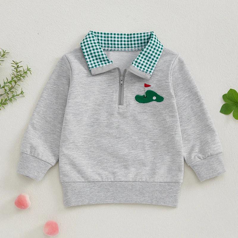 golf kids quarter zip sweatshirts