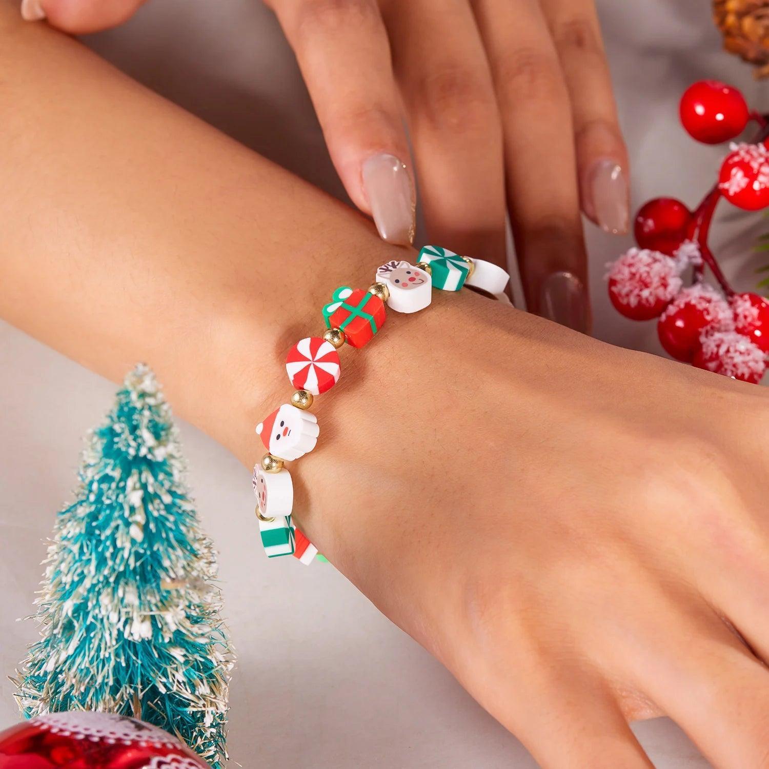 holiday cheer bracelets - basil boutique