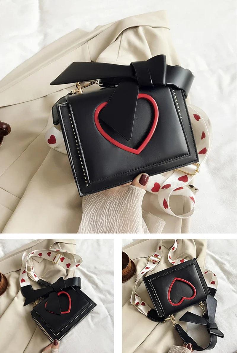 sweet heart crossbody bag