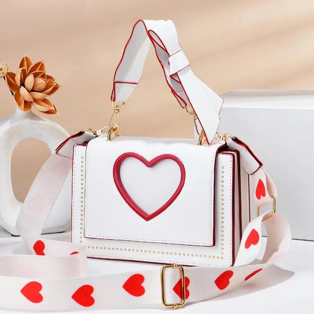 sweet heart crossbody bag