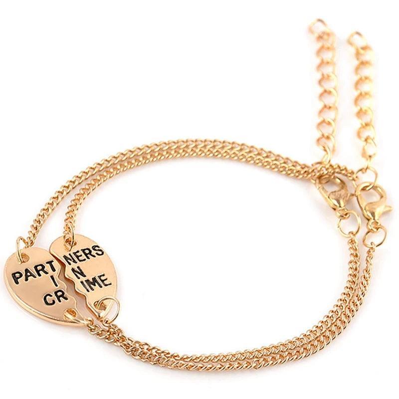partners in crime split bracelet set - basil boutique