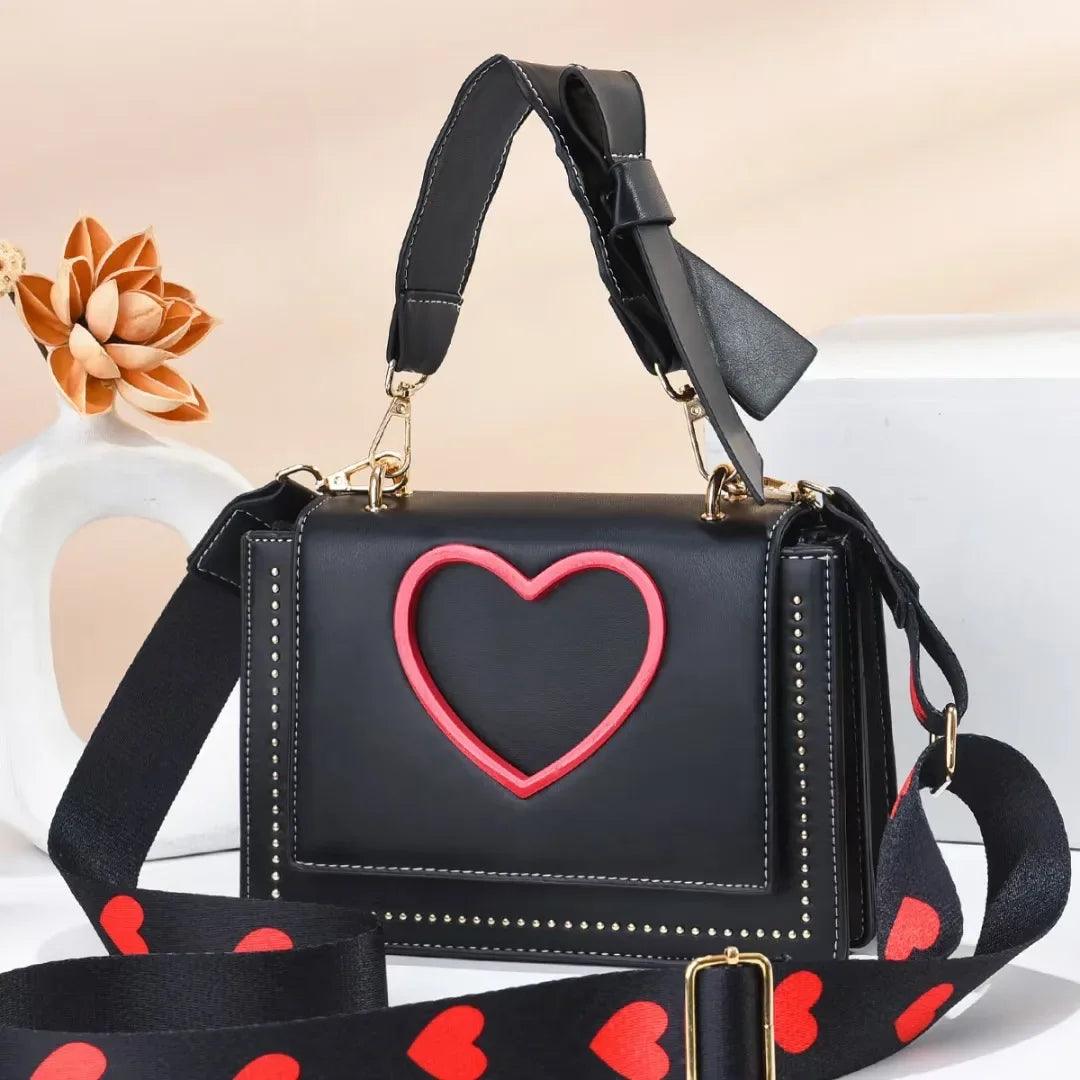 sweet heart crossbody bag