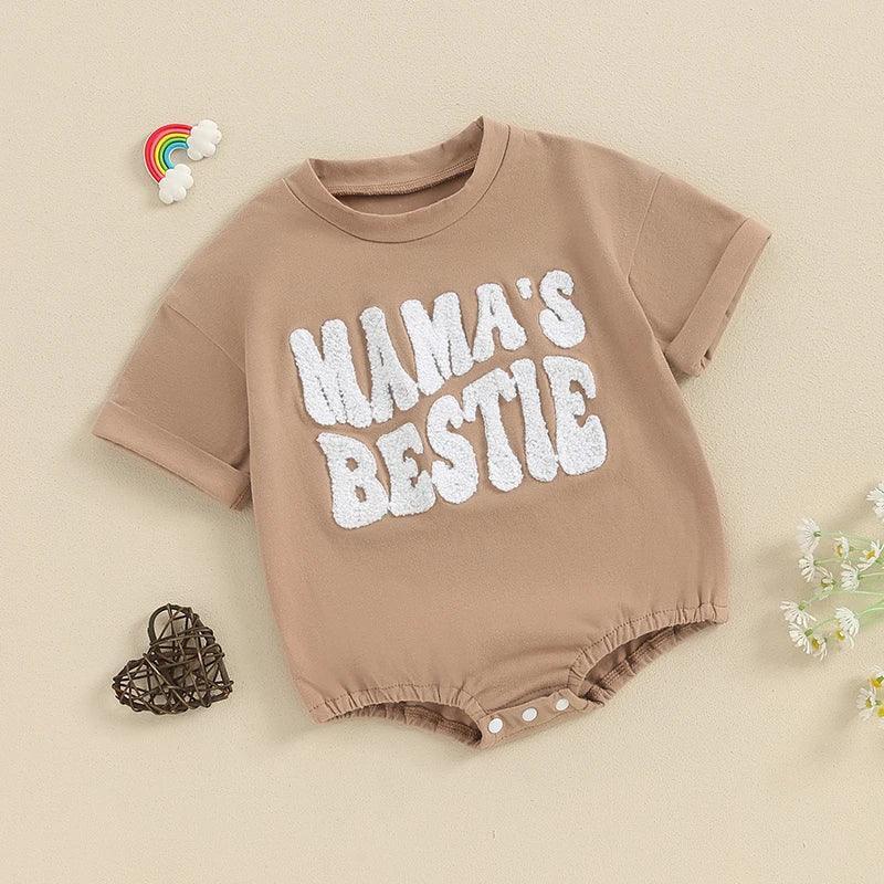 mama's bestie retro onesie - basil boutique