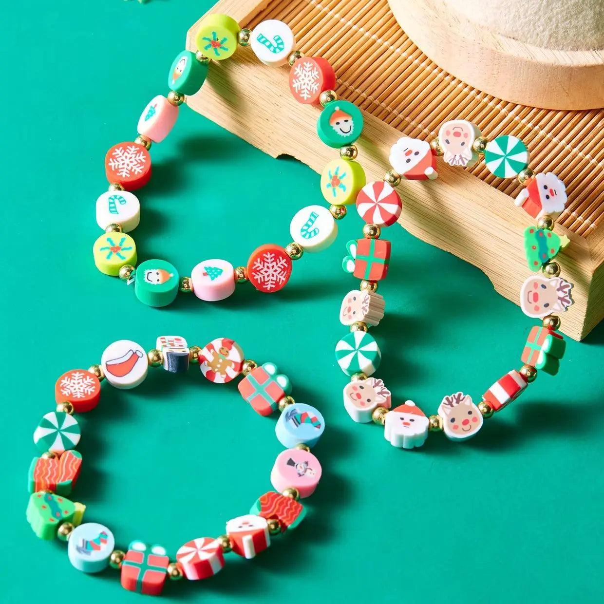 holiday cheer bracelets - basil boutique