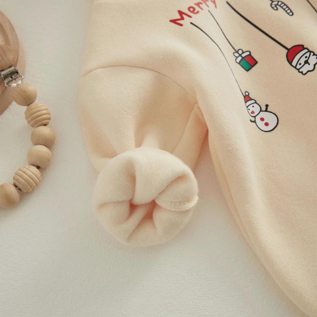 merry christmas ornaments onesie - basil boutique
