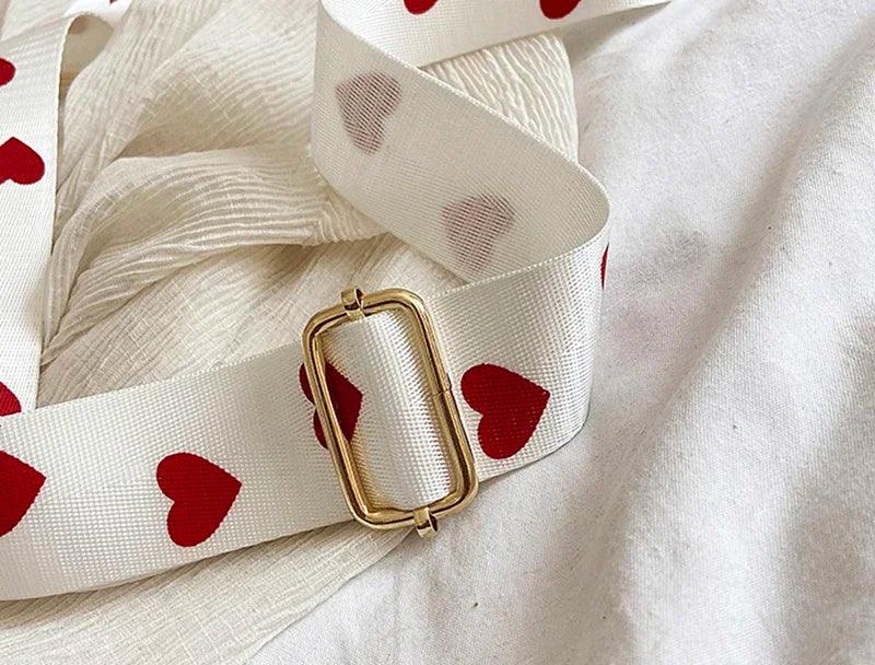 sweet heart crossbody bag