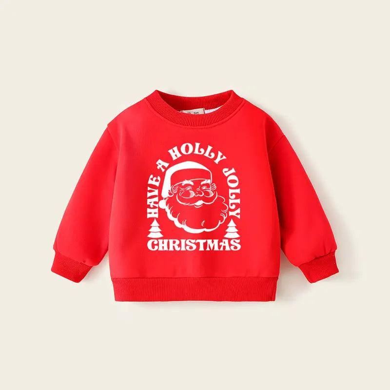 christmas carol kids crew sweatshirt - basil boutique