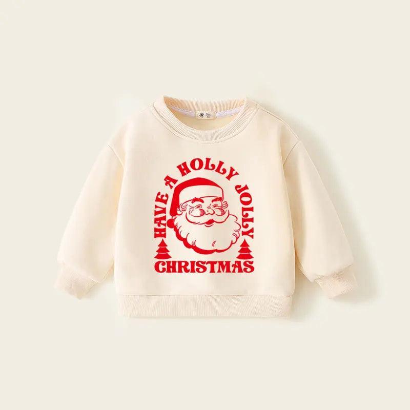 christmas carol kids crew sweatshirt - basil boutique