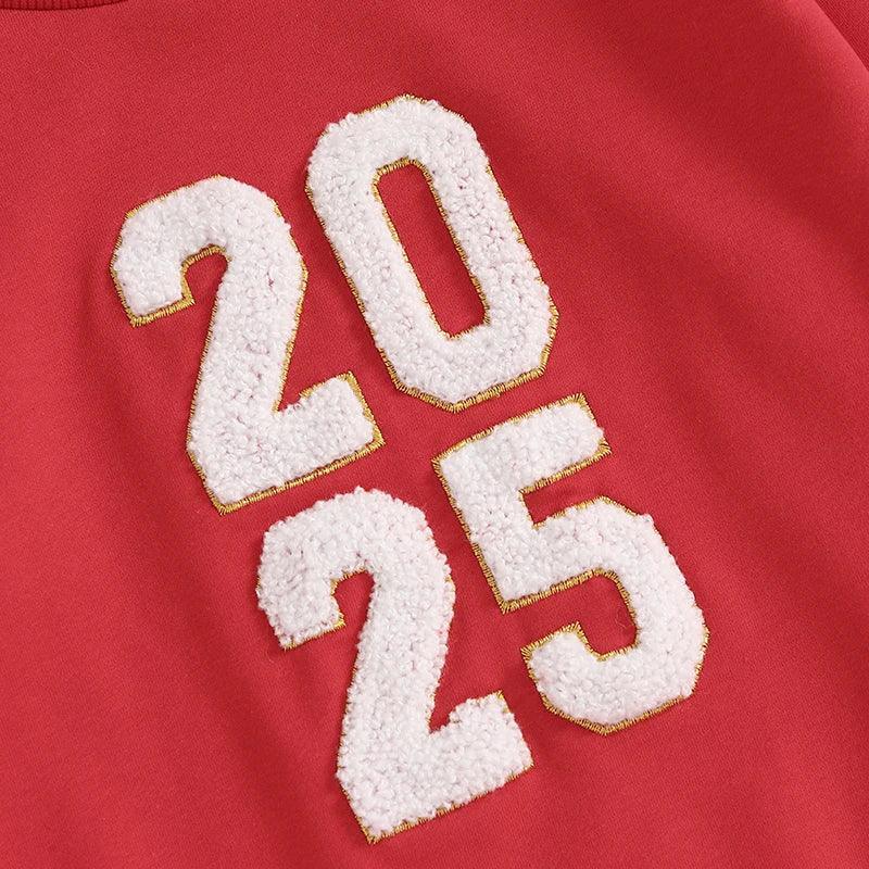 2025 new year kids crew sweatshirt