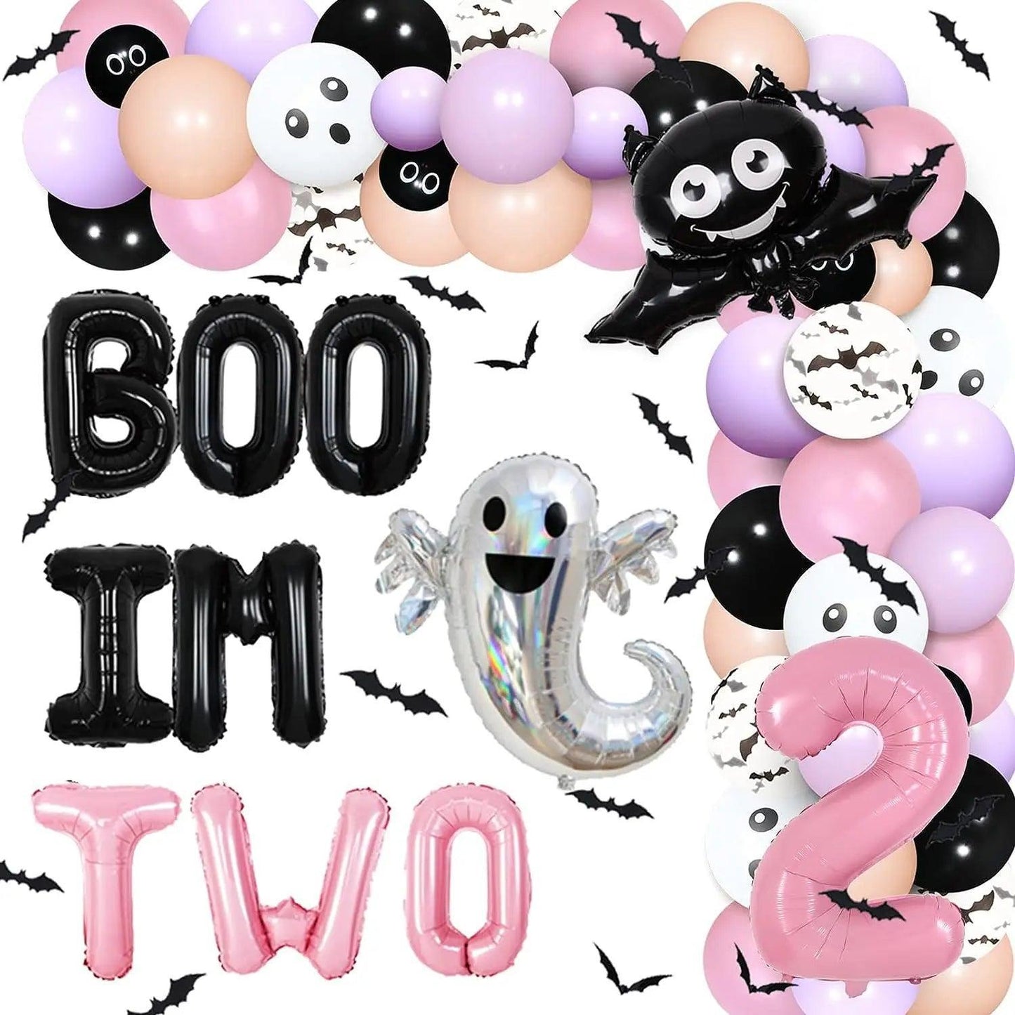 boo i'm two decoration set - basil boutique