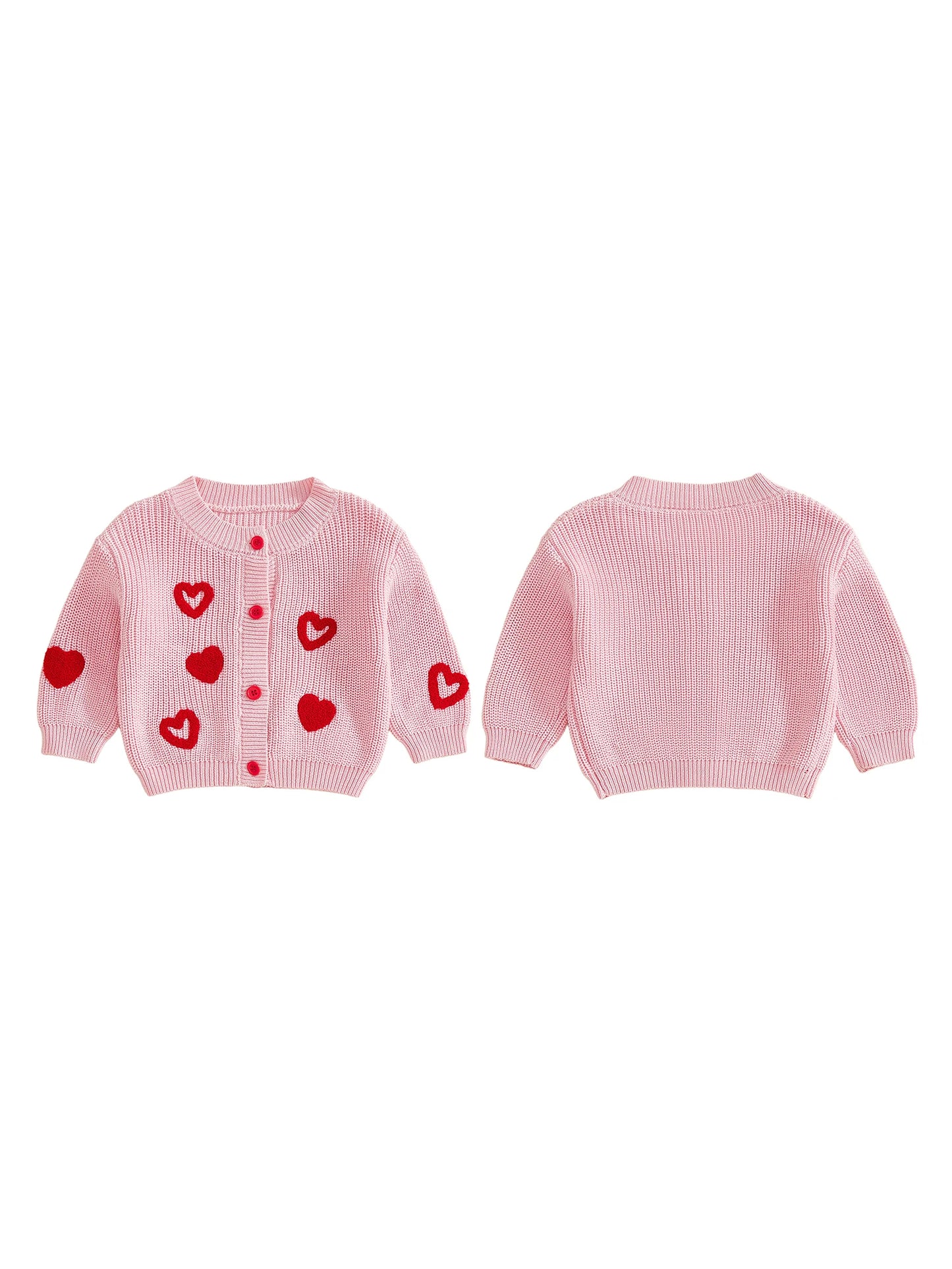 heart kids cardigan