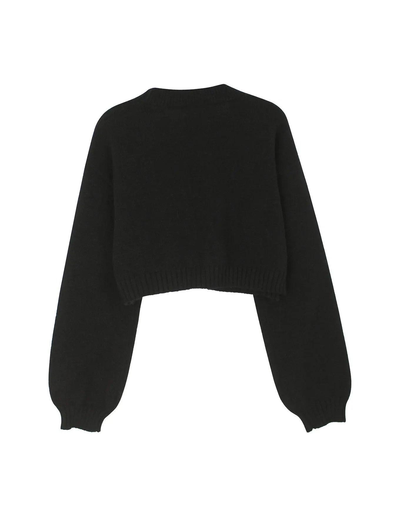 gingerbread cookie knit cardigan - basil boutique