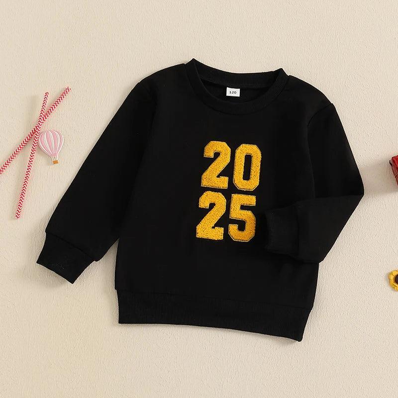 2025 new year kids crew sweatshirt