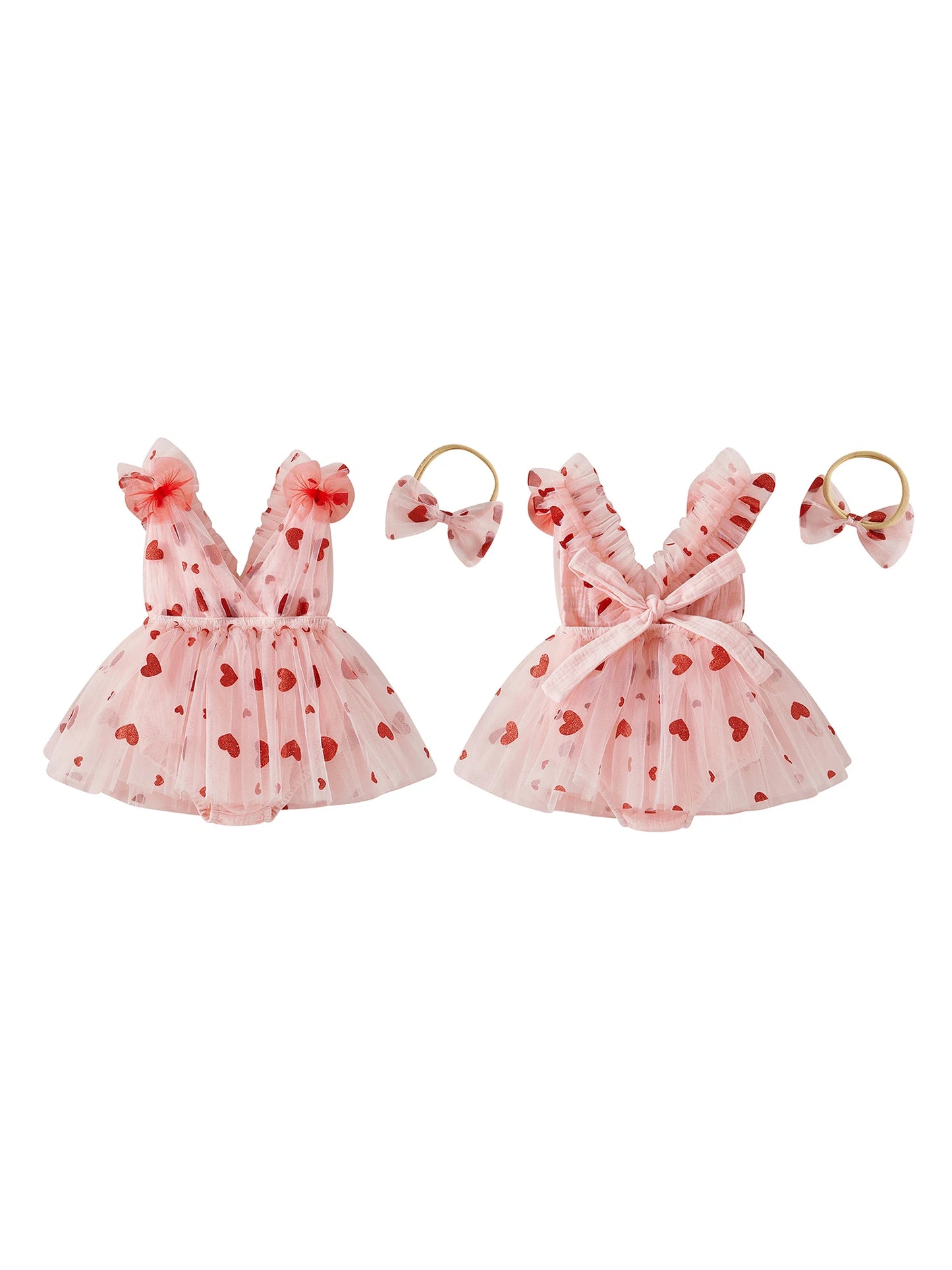 heart tulle onesie