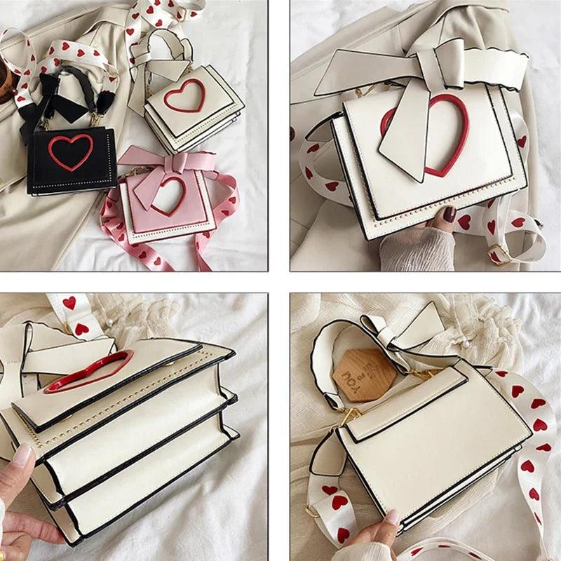 sweet heart crossbody bag