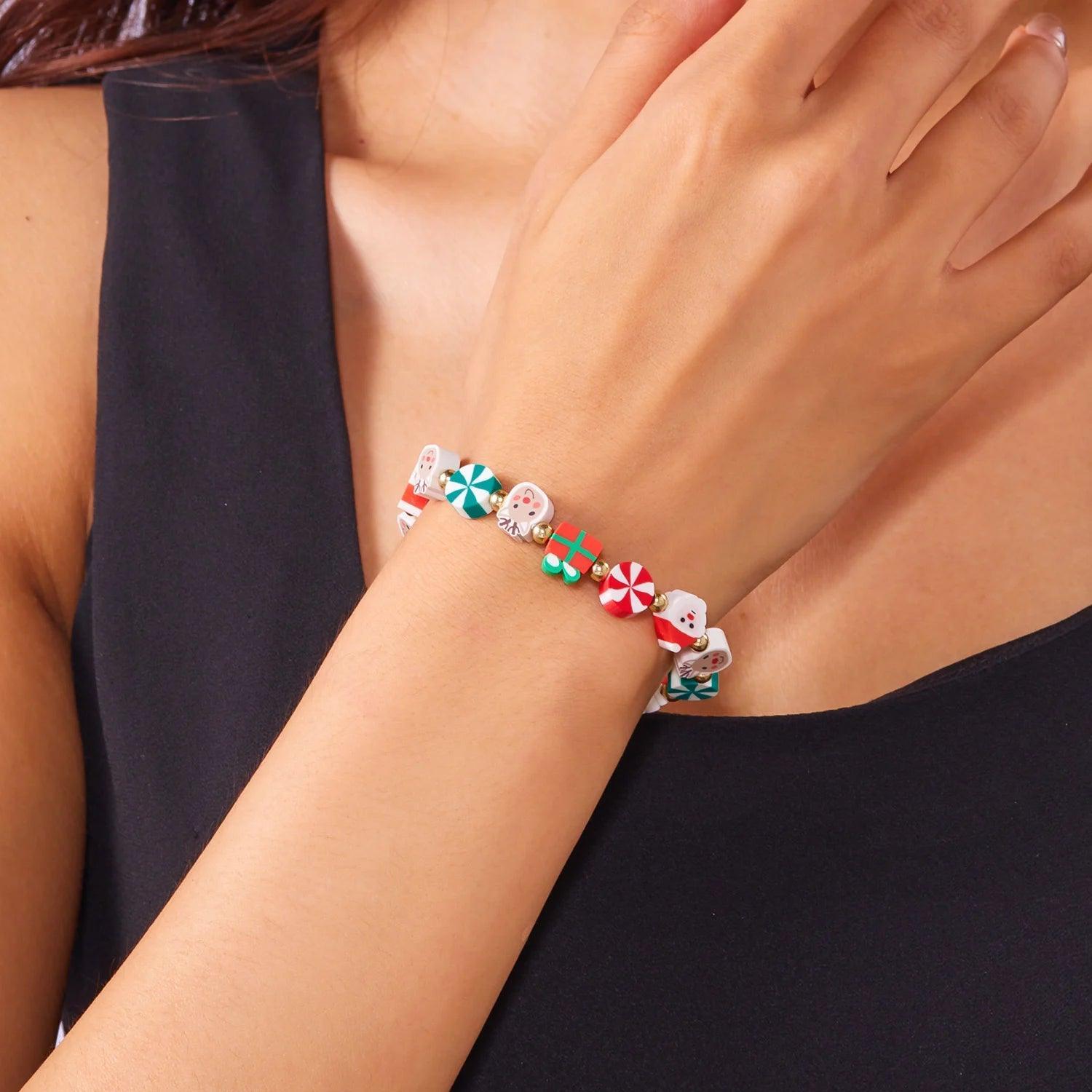holiday cheer bracelets - basil boutique
